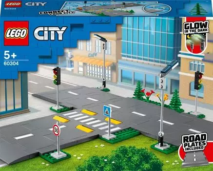 Конструктор LEGO City Town 60304 Дорожные пластины