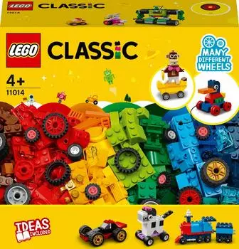 Конструктор LEGO Classic 11014 Кубики и колеса