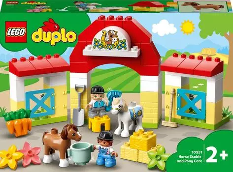 Конструктор LEGO DUPLO Town 10951 Конюшня для лошади и пони