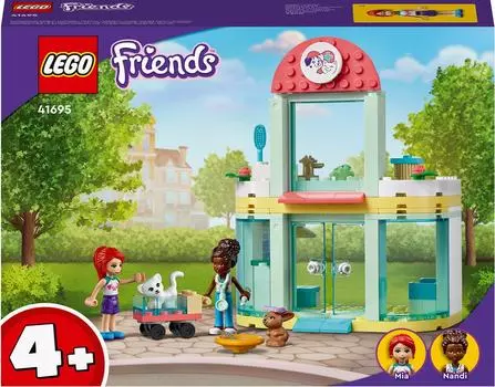 Конструктор LEGO Friends 41695 Клиника для домашних животных
