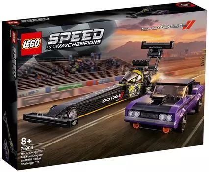 Конструктор LEGO Speed Champions 76904 Mopar Dodge SRT Top Fuel Dragster and 1970 Dodge Challenger