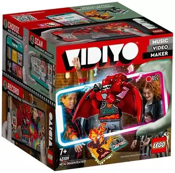 Конструктор LEGO Vidiyo 43109 Metal Dragon BeatBox Битбокс Дракона-Металлиста