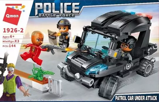 Конструктор Qman Полиция Нападение на патруль