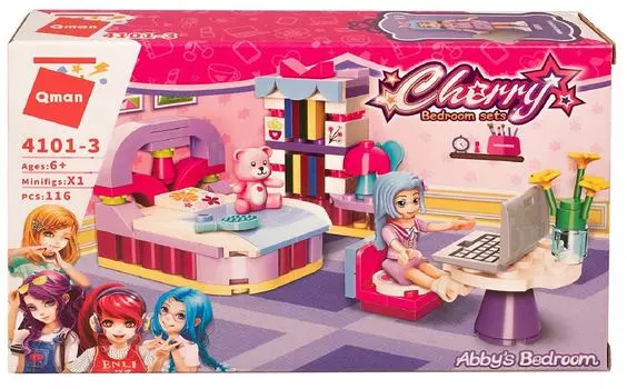 Конструктор Qman Спальная комната Эбби