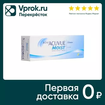 Контактные линзы Acuvue Moist 1-Day Однодневные -2.00/14.2/8.5 30шт