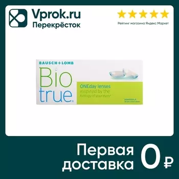 Контактные линзы Biotrue ONEday Однодневные -1.50/14.2/8.6 30шт
