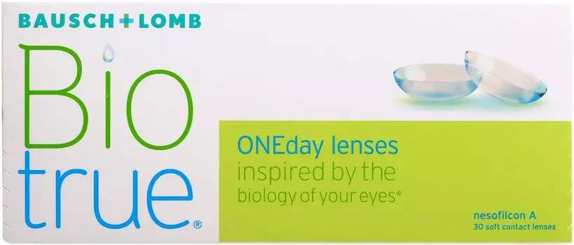 Контактные линзы Biotrue ONEday Однодневные -3.50/14.2/8.6 30шт