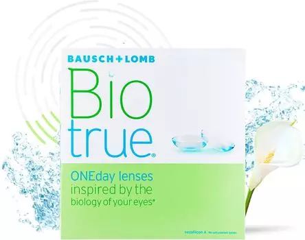 Контактные линзы Biotrue ONEday Однодневные -3.75/14.2/8.6 90шт