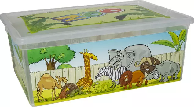 Контейнер Qutu Zoo для хранения 10л