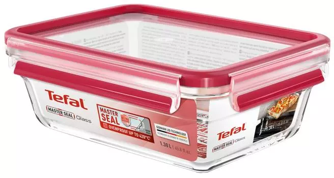 Контейнер Tefal Masterseal Glass 1.3л. Закажите онлайн!