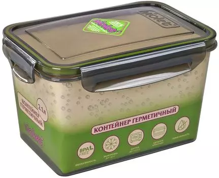 Контейнер Violet герметичный 2.1л - Vprok.ru Перекрёсток
