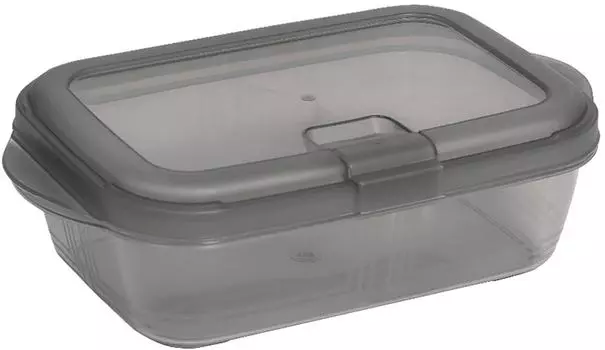 Контейнер Violet Push для СВЧ Графит 400млс доставкой!