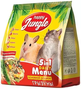 Корм для грызунов Happy Jungle Универсал 350г