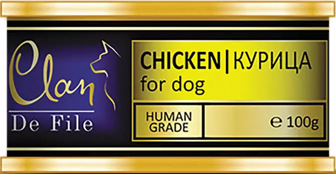 Корм для собак Clan De File Курица 100г