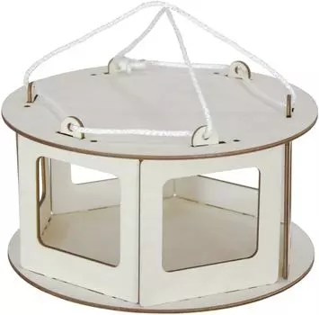 Кормушка для птиц Комплект-Агро сборная Беседка