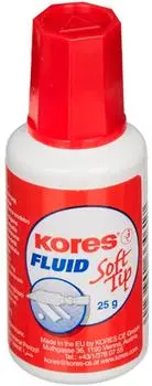 Корректор Kores Soft Tip Fluid быстросохнущая 25мл