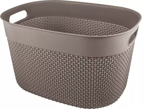 Корзина для хранения Plast Team Oslo 6л шоколадный мокко