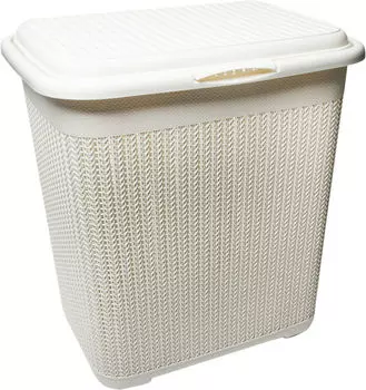 Корзина Idea для белья Вязание 40л