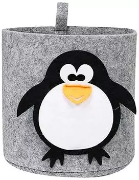 Корзинка для хранения Eva FUNNY Пингвин 17*17*16см 3л