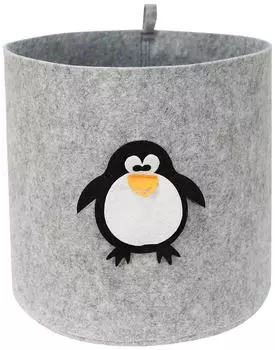 Корзинка для хранения Eva FUNNY Пингвин 30*30*30см 18л