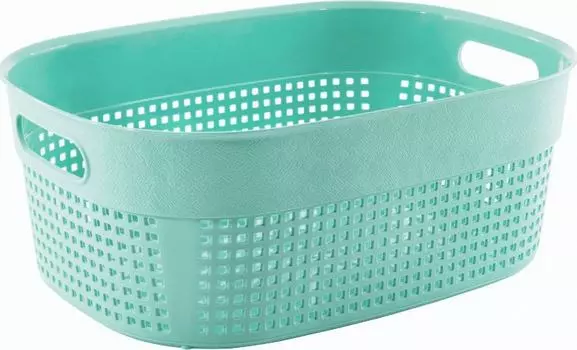 Корзинка Violet Лофт овальная шалфей 12л