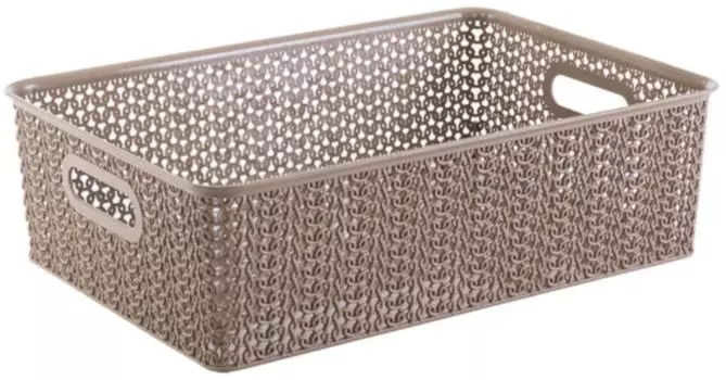Корзинка Violet Вязь капучино 7.5л