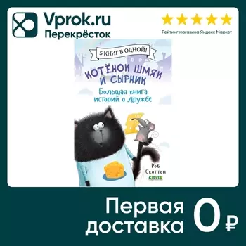 Котенок Шмяк и Сырник Большая книга историй о дружбе / Скоттон Роб