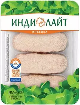 Котлеты Индилайт Нежные из индейки 450гс доставкой!