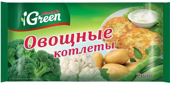 Котлеты Морозко Green овощные 150г