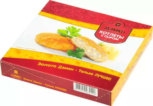 Котлеты Золото Дэмки куриные с сыром 300г