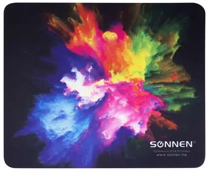 Коврик для мыши Sonnen Explosive резина+ткань 22*18*0.3см