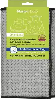 Коврик для сушки посуды MasterHouse Блэк 24*45см