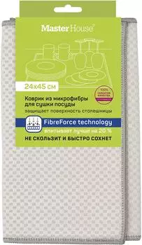 Коврик для сушки посуды MasterHouse Грей 24*45см