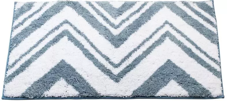 Коврик для ванной Swensa Zigzag бирюзовый 50*80см