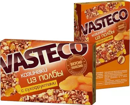 Козинаки Вастэко из полбы с сухофруктами 60г