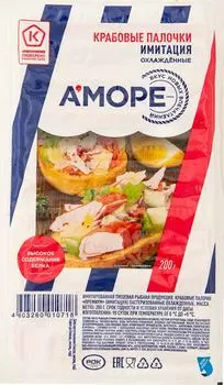 Крабовые палочки Аморе Премиум 200г