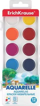 Краски Erich Krause акварельные 12 цветов