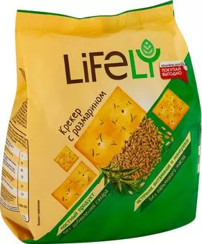 Крекер LifeLY с розмарином 180г