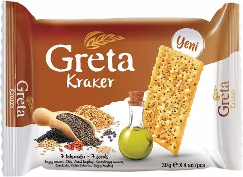 Крекер Solen greta с 7 семенами 120г