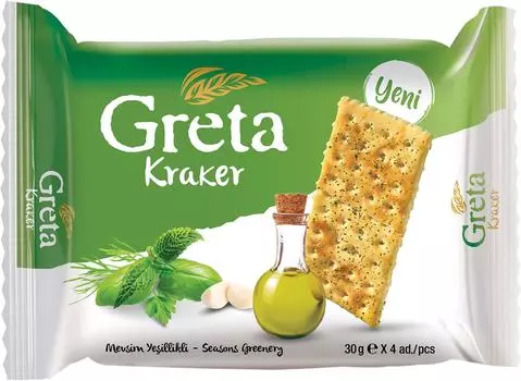 Крекер Solen greta с сезонной зеленью 120гс доставкой!