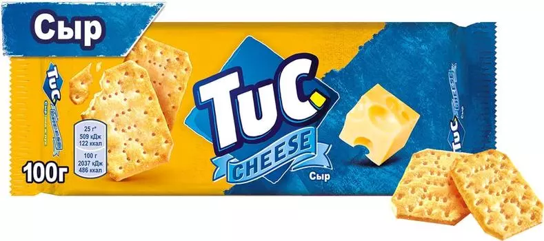 Крекер Tuc Cheezzz с сыром 100г