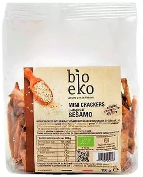 Крекеры Eko Bio с кунжутом 150г