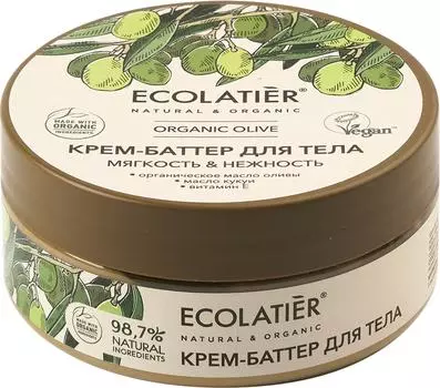 Крем-баттер для тела Ecolatier Organic Olive Мягкость &amp; Нежность 150мл