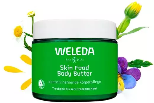 Крем-баттер для тела Weleda Skin food 150мл