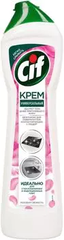Крем чистящий Cif Розовая свежесть универсальный для кухни для плит и стеклокерамики 500мл