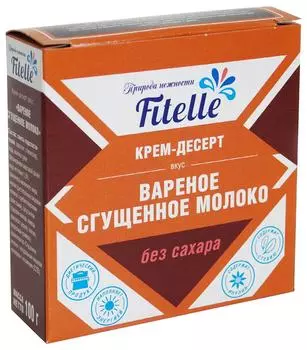 Крем-десерт Fitelle Вареное сгущенное молоко 100г