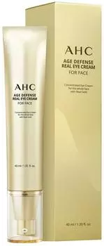 Крем для кожи вокруг глаз и лица AHC Age Defence Real Антивозрастной интенсивный 40мл