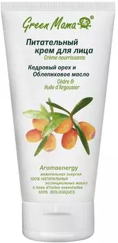 Крем для лица Green Mama Кедровый орех и Облепиховое масло 100мл