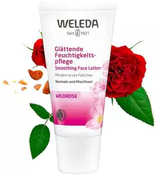 Крем для лица Weleda Розовый разглаживающий увлажняющий 30мл