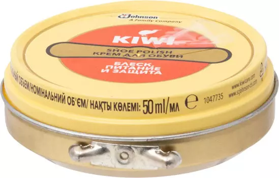 Крем для обуви Kiwi Shoe Polish нейтральный 50мл